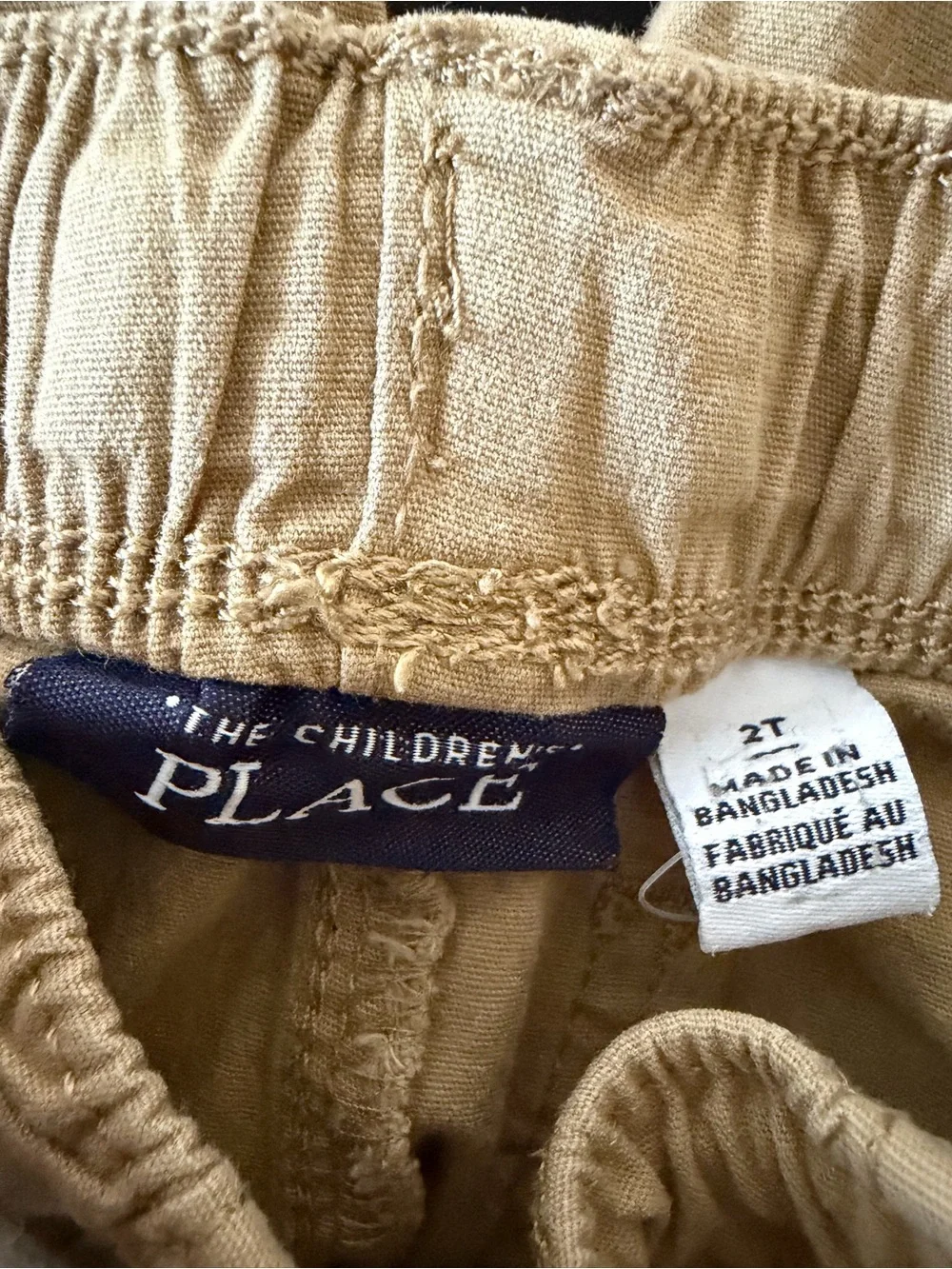 The Children's Place Navy & Khaki Drawstring Joggers